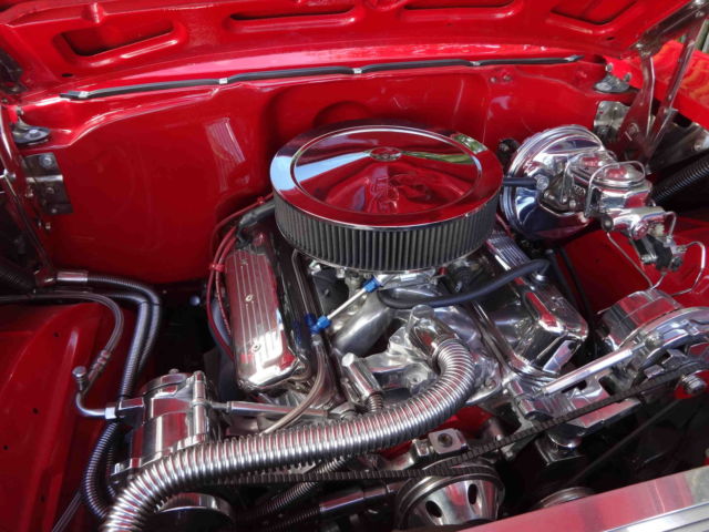 1957 Red Chevrolet Bel Air