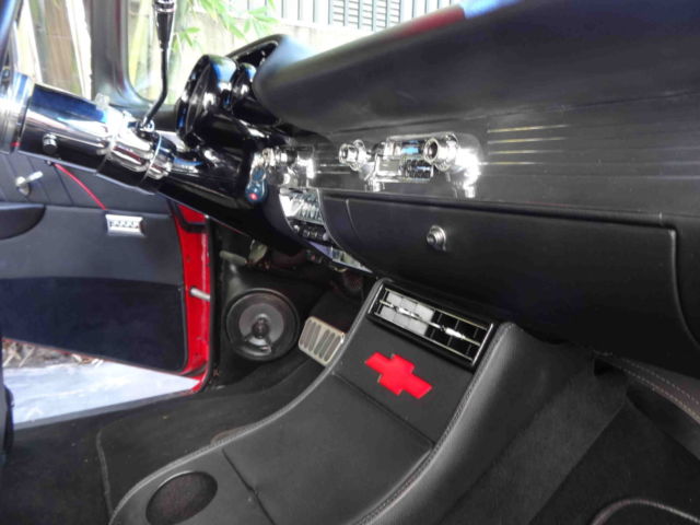 1957 Red Chevrolet Bel Air