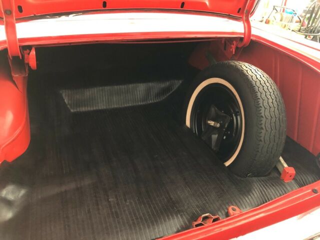 1957 Red Chevrolet Bel Air/150/210 Hardtop