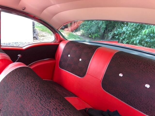 1957 Red Chevrolet Bel Air/150/210 Hardtop