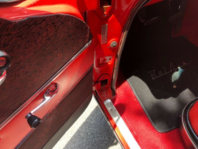 1957 Red Chevrolet Bel Air/150/210 Hardtop