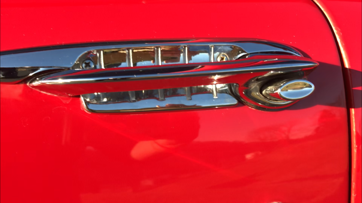 1957 Red Chevrolet Bel Air/150/210 Coupe