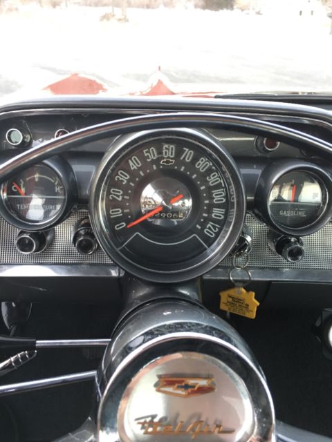 1957 Red Chevrolet Bel Air/150/210 Coupe