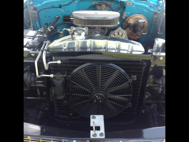 1957 Turquoise Chevrolet Bel Air/150/210 2 Door Hard Top No Post