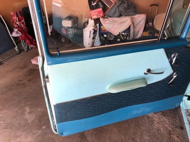 1957 Blue Chevrolet Bel Air/150/210 Sedan