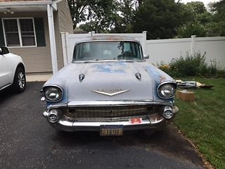 1957 Blue Chevrolet Bel Air/150/210 Wagon