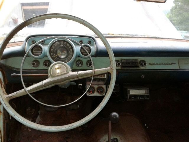 1957 Blue Chevrolet Bel Air/150/210 Coupe