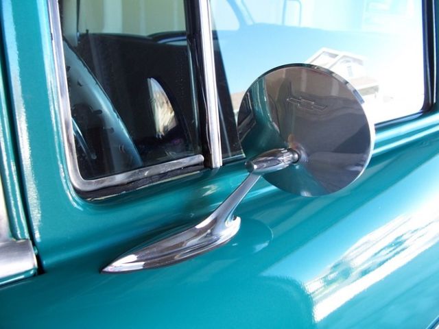 1957 Green Chevrolet Bel Air/150/210 Sedan