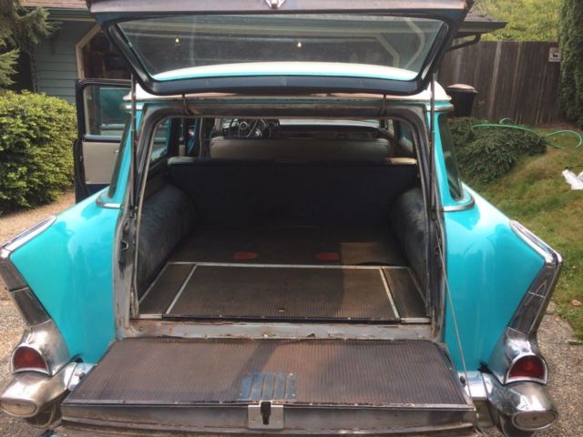 1957 Turquoise/Ivory Chevrolet Bel Air/150/210 Wagon