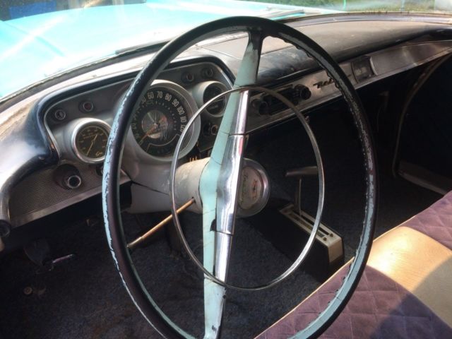 1957 Turquoise/Ivory Chevrolet Bel Air/150/210 Wagon