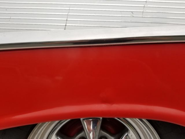 1957 Red & White Chevrolet Bel Air/150/210 2 Door Coupe