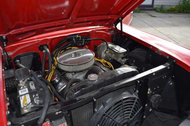 1957 Red Chevrolet Bel Air/150/210 BelAir 2 Door Hardtop