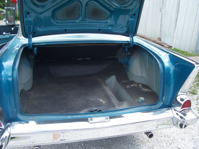 1957 Blue Chevrolet Bel Air/150/210 Coupe
