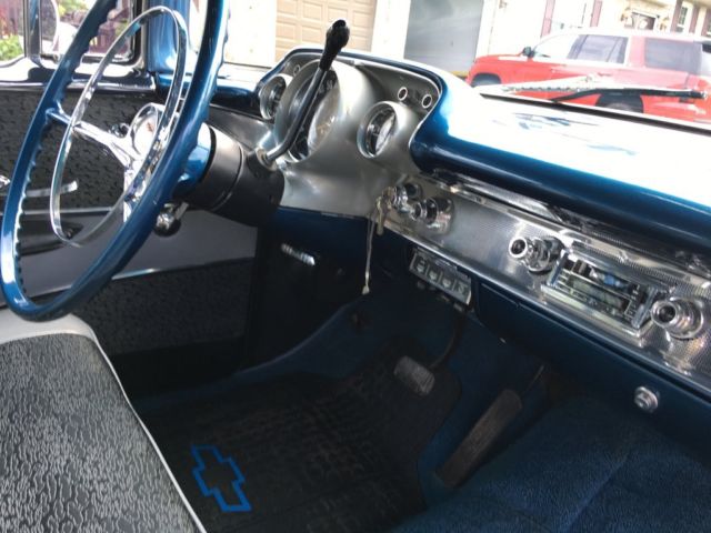 1957 Blue Chevrolet Bel Air/150/210 2 Door Hardtop