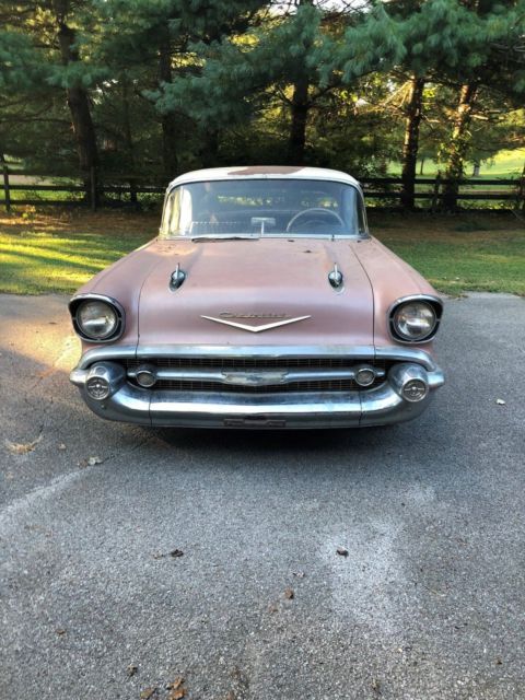 1957 Brown Chevrolet Bel Air/150/210 Sedan