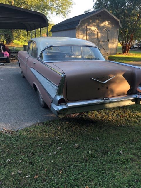1957 Brown Chevrolet Bel Air/150/210 Sedan
