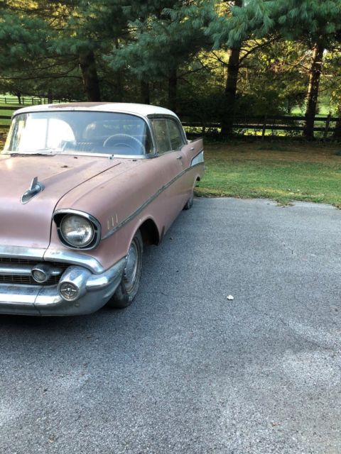 1957 Brown Chevrolet Bel Air/150/210 Sedan