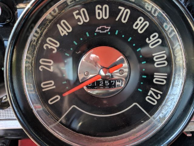 1957 Black Chevrolet Bel Air/150/210 Coupe