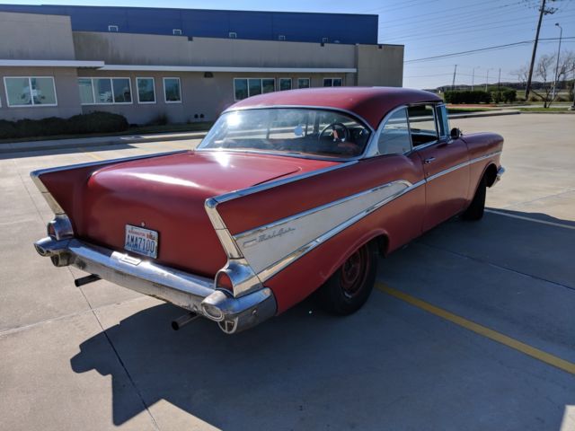 1957 Black Chevrolet Bel Air/150/210 Coupe