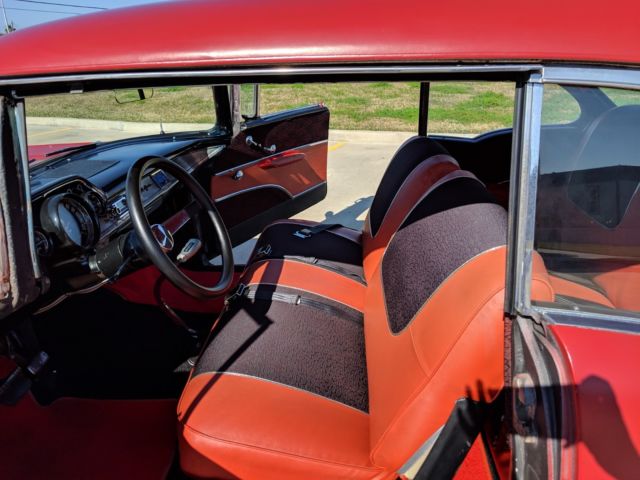 1957 Black Chevrolet Bel Air/150/210 Coupe