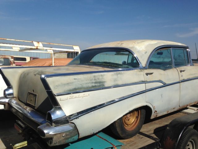 1957 Gray Chevrolet Bel Air/150/210 Sports Coupe