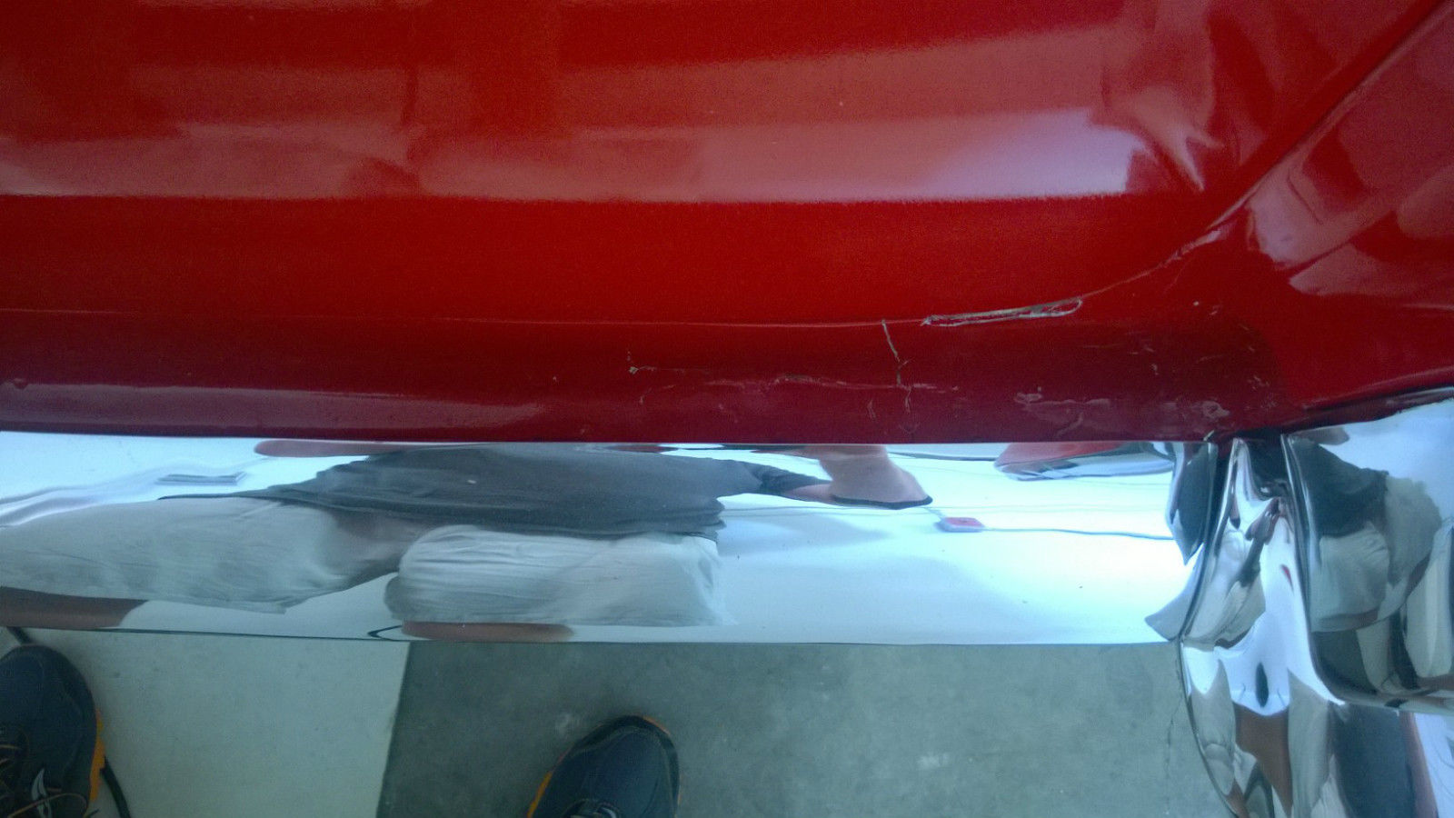 1957 Red Chevrolet Bel Air/150/210 Sedan