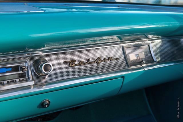 1957 turquoise/white Chevrolet Bel Air/150/210 Convertible