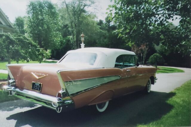 1957 Canyon Coral Chevrolet Bel Air/150/210 Convertible