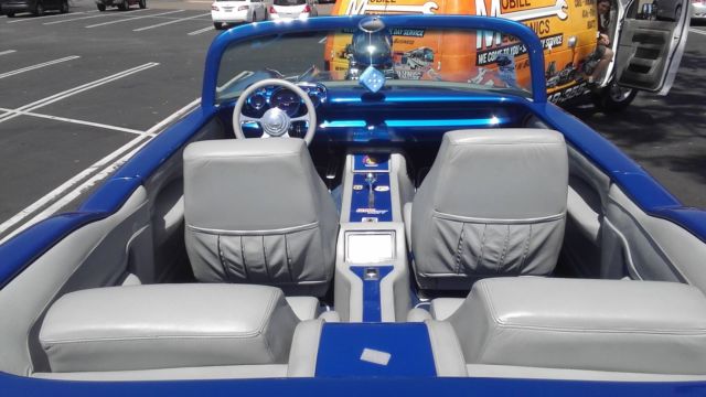 1957 Pearl blue with ghost flames Chevrolet Bel Air/150/210 Roadster