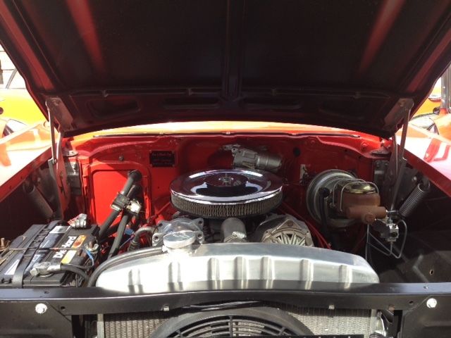 1957 Matador Red Chevrolet Bel Air/150/210 4 Door Sports Sedan