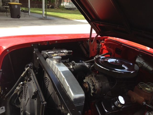 1957 Matador Red Chevrolet Bel Air/150/210 4 Door Sports Sedan