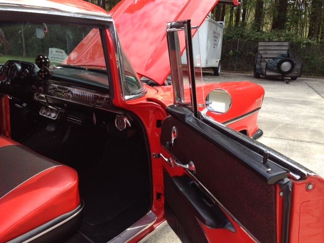 1957 Matador Red Chevrolet Bel Air/150/210 4 Door Sports Sedan