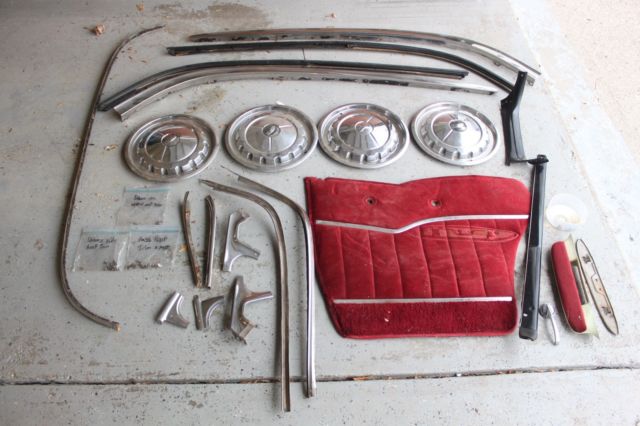 1957 flat black Chevrolet Bel Air/150/210 hardtop