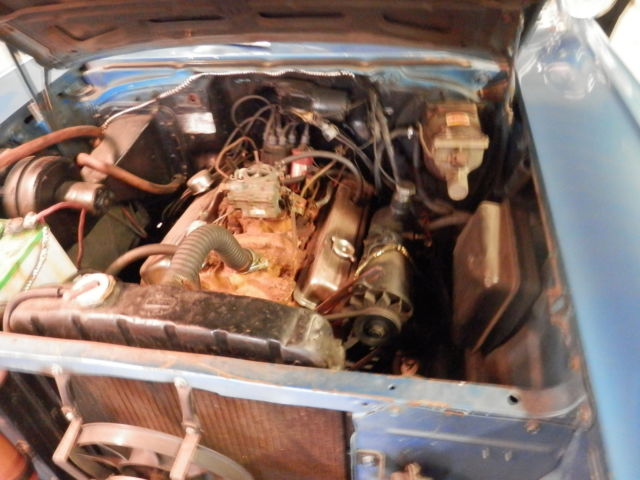 1957 Blue Chevrolet Bel Air/150/210 Convertible