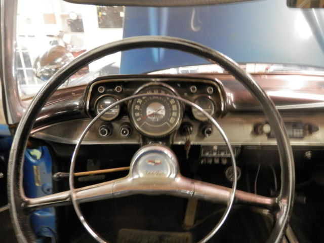 1957 Blue Chevrolet Bel Air/150/210 Convertible