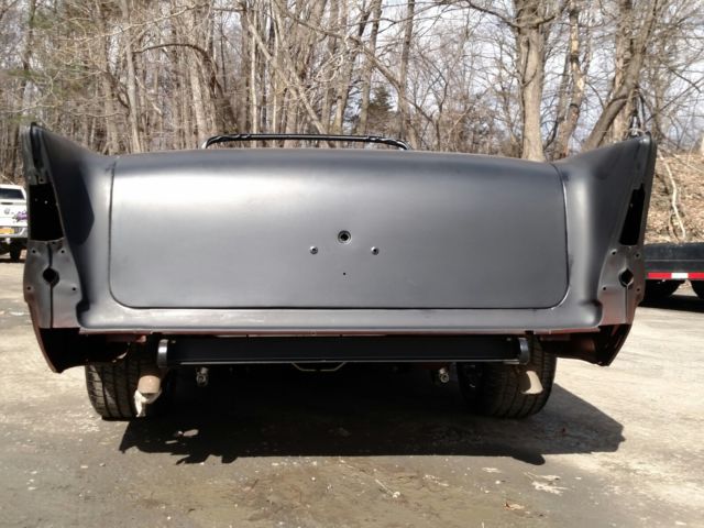 1957 Black Chevrolet Bel Air/150/210 Convertible