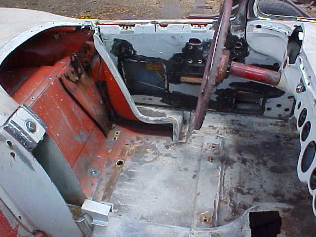 1957 White Chevrolet Corvette Convertible