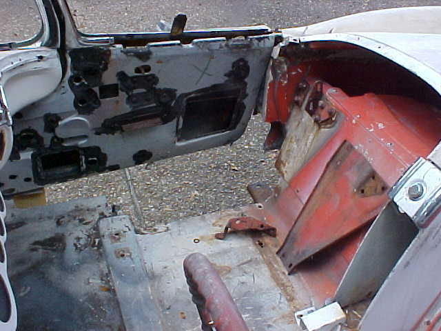 1957 White Chevrolet Corvette Convertible