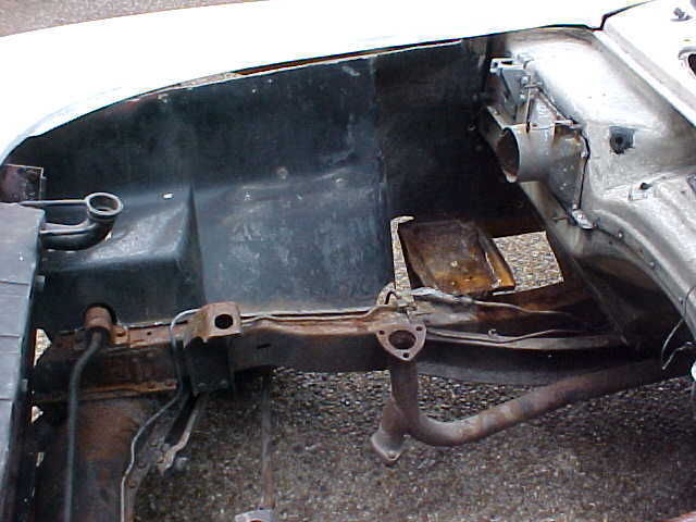 1957 White Chevrolet Corvette Convertible