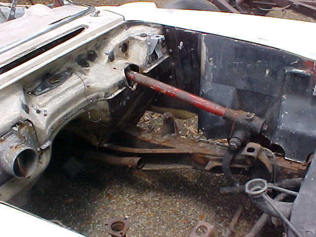 1957 White Chevrolet Corvette Convertible