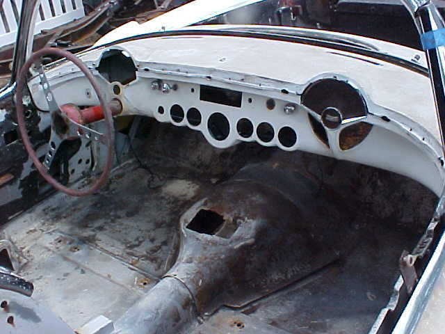 1957 White Chevrolet Corvette Convertible