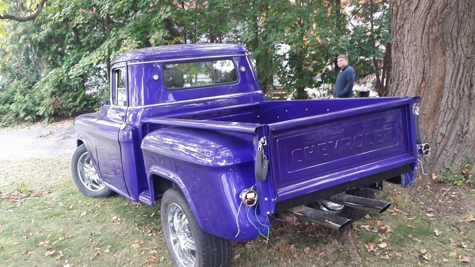 1957 Purple Chevrolet C/K Pickup 1500 truck