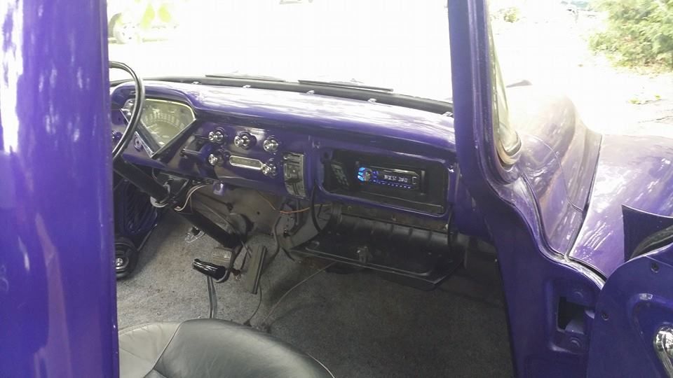 1957 Purple Chevrolet C/K Pickup 1500 truck