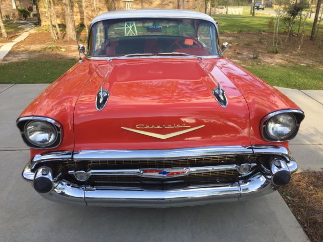 1957 Matador Red Chevrolet Bel Air/150/210 Coupe