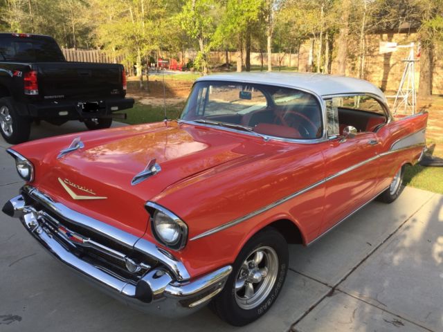 1957 Matador Red Chevrolet Bel Air/150/210 Coupe
