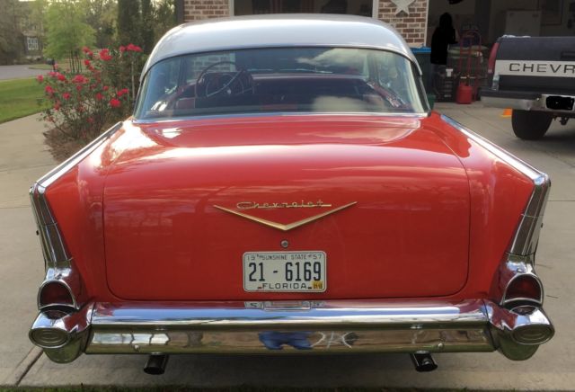 1957 Matador Red Chevrolet Bel Air/150/210 Coupe
