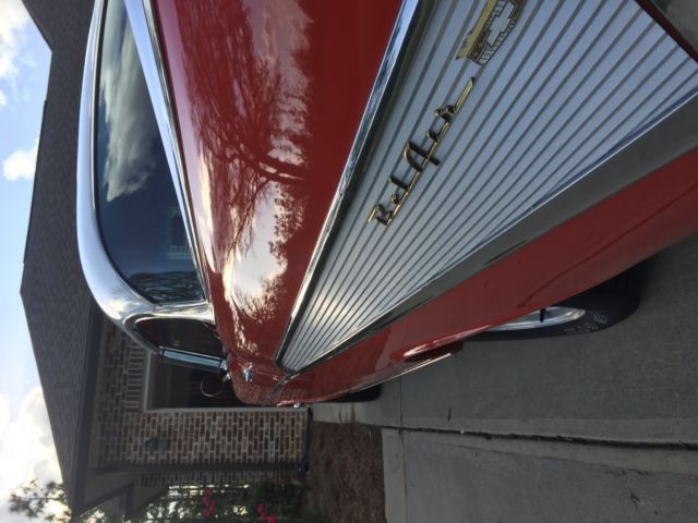 1957 Matador Red Chevrolet Bel Air/150/210 Coupe