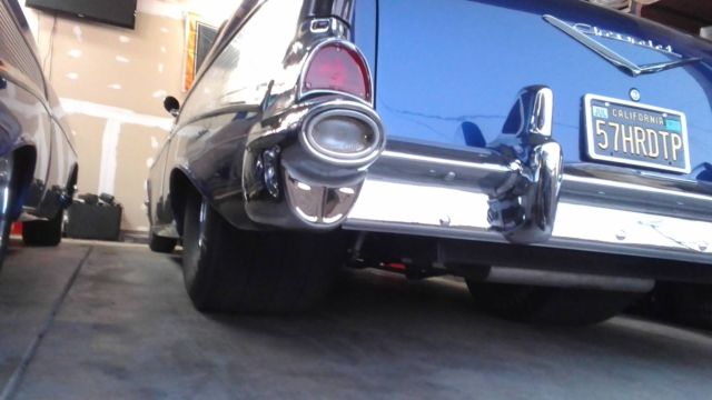 1957 Blue Chevrolet Bel Air/150/210 Coupe