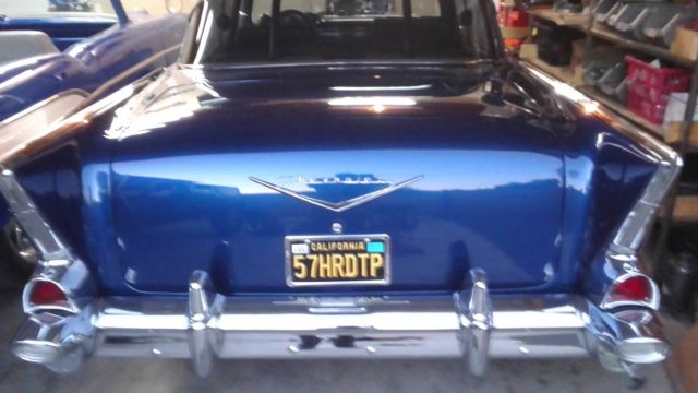 1957 Blue Chevrolet Bel Air/150/210 Coupe