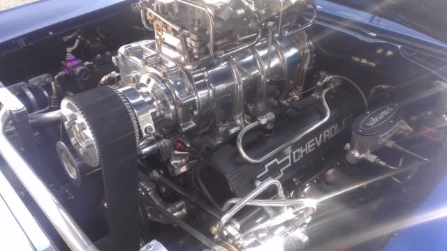 1957 Blue Chevrolet Bel Air/150/210 Coupe